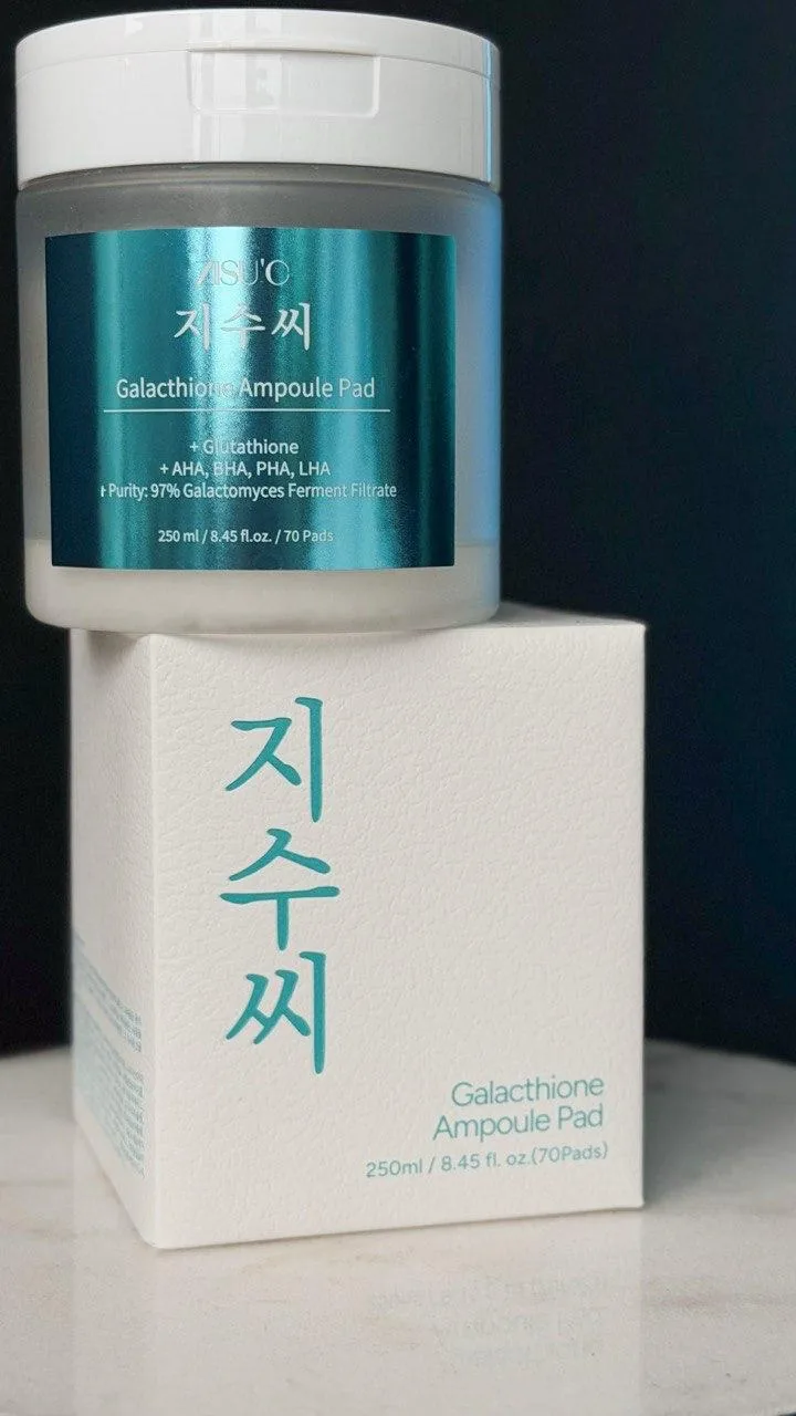 ZISU'C Galacthione Ampoule Pad, słoik z płatkami